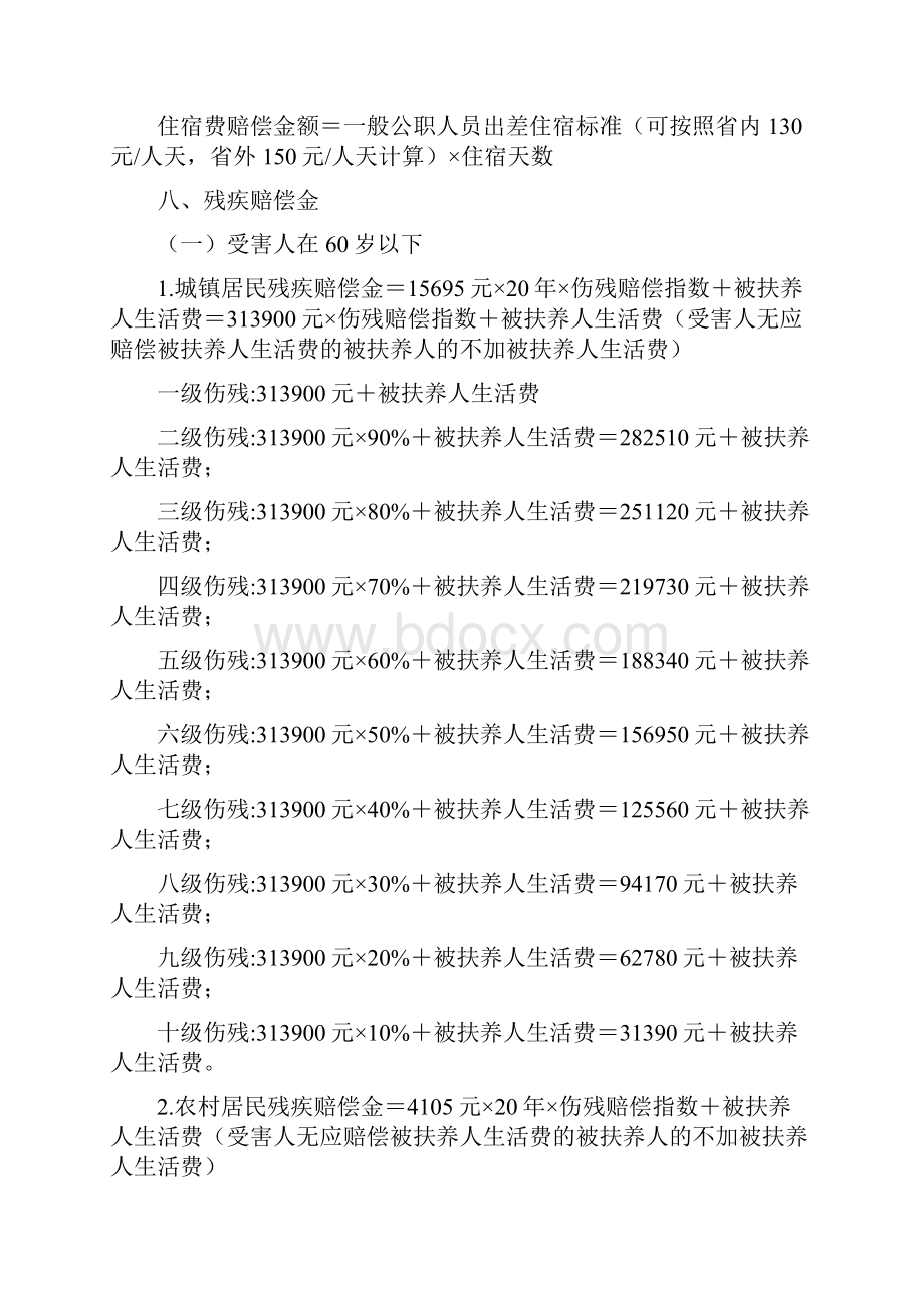 陕西省人身损害赔偿计算标准二.docx_第3页