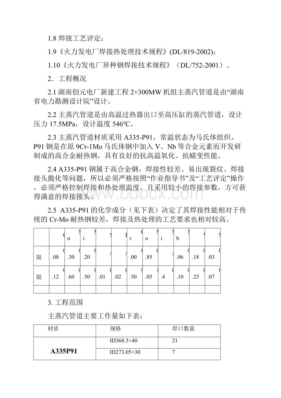 主蒸汽作业指导书.docx_第2页