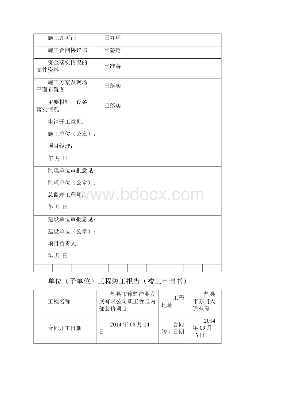 建筑装饰装修工程竣工验收资料表格.docx_第2页