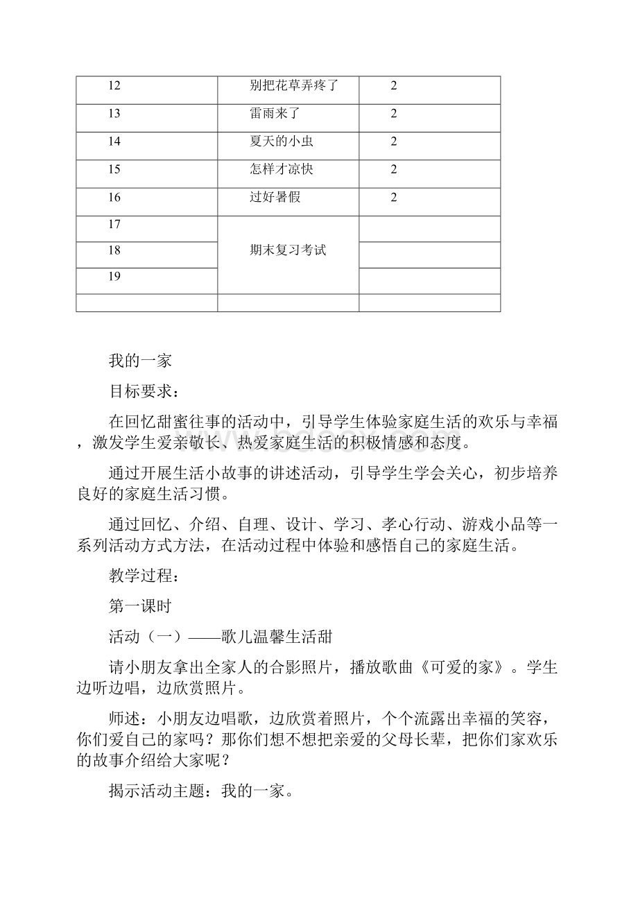 最新苏教版小学一年级品德与生活下册 精品.docx_第3页