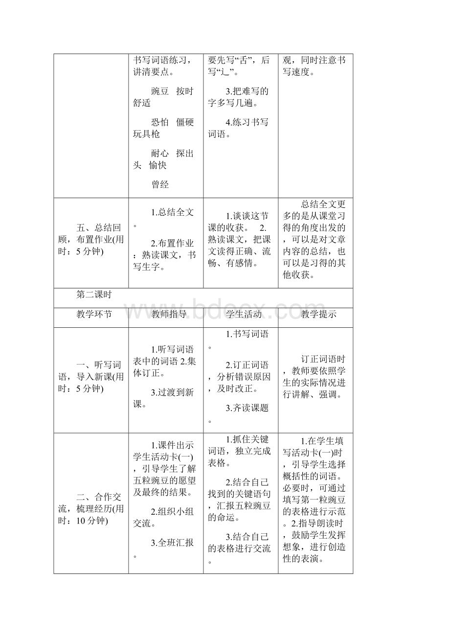 部编版语文四年级上册第二单元导学案共4篇.docx_第3页