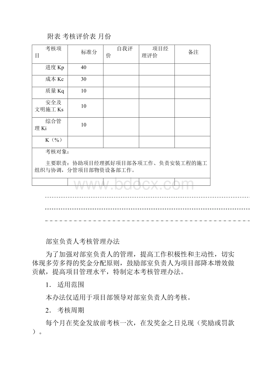 项目部管理人员考核管理办法.docx_第2页