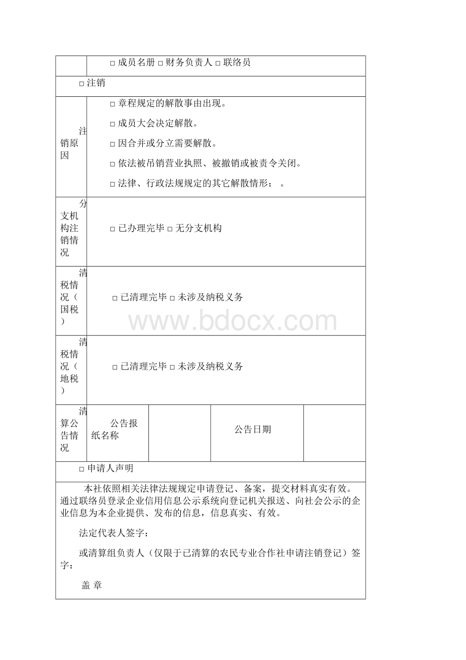 农民专业组织合作社登记备案申请书.docx_第3页