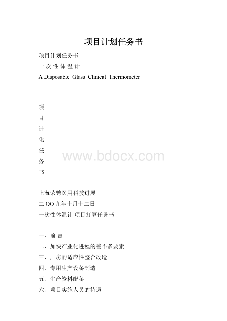 项目计划任务书.docx