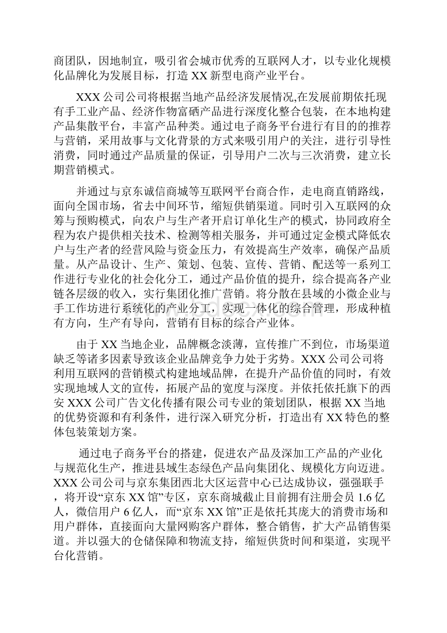 XX县农村电商建设规划方案精简版.docx_第2页