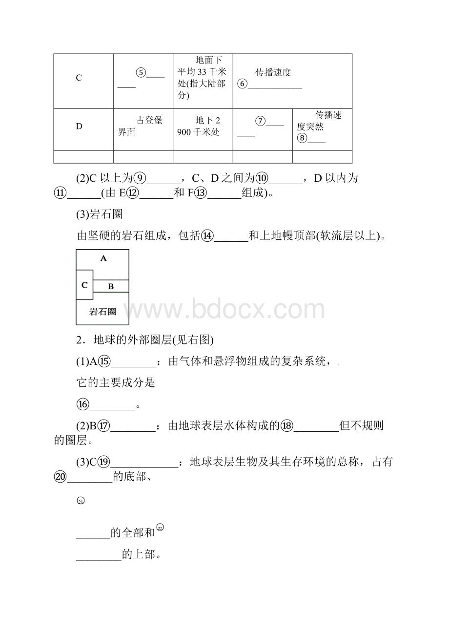 高中地理高三地理地球的圈层结构 最新.docx_第2页