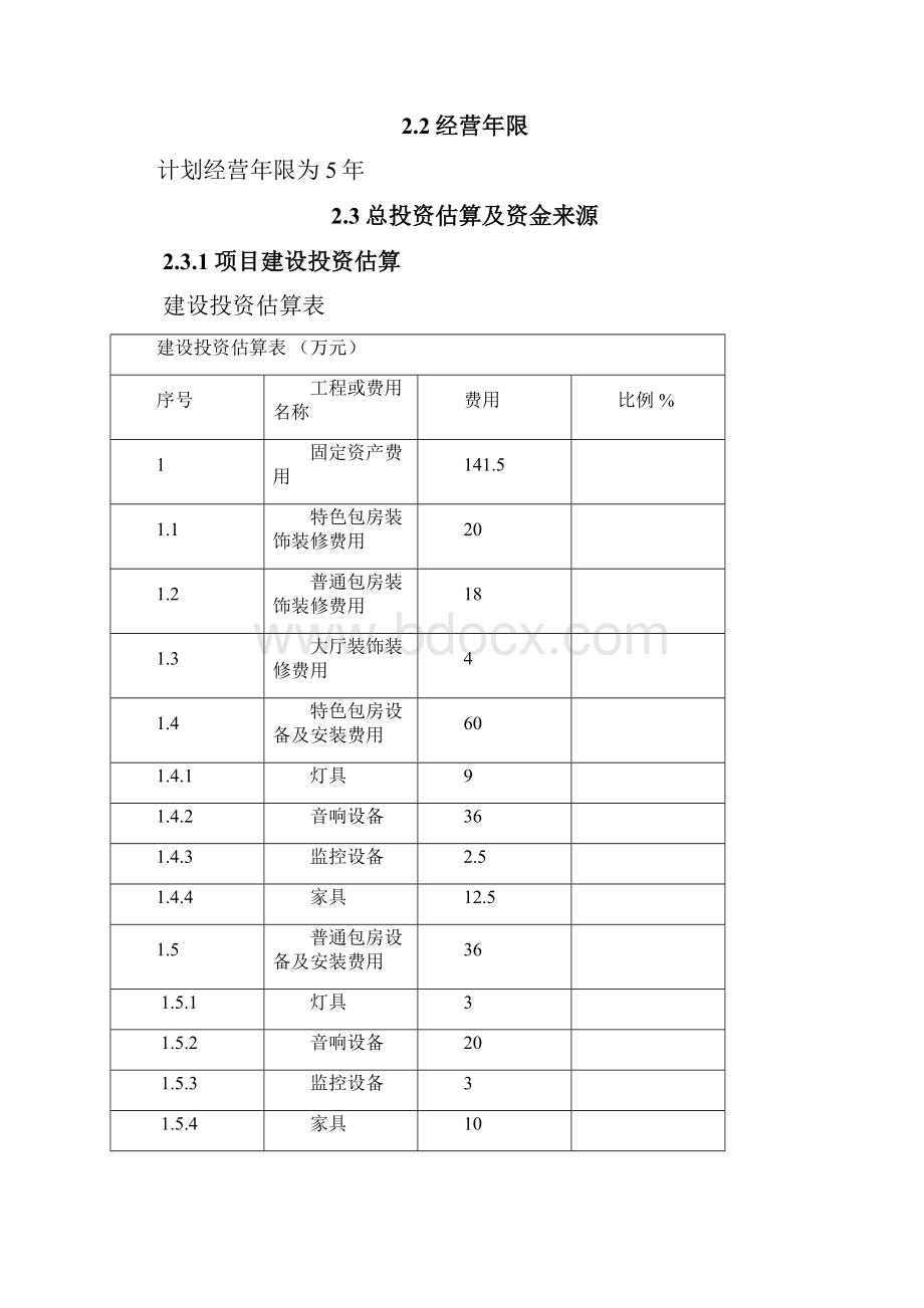 ktv项目可行性研究.docx_第2页