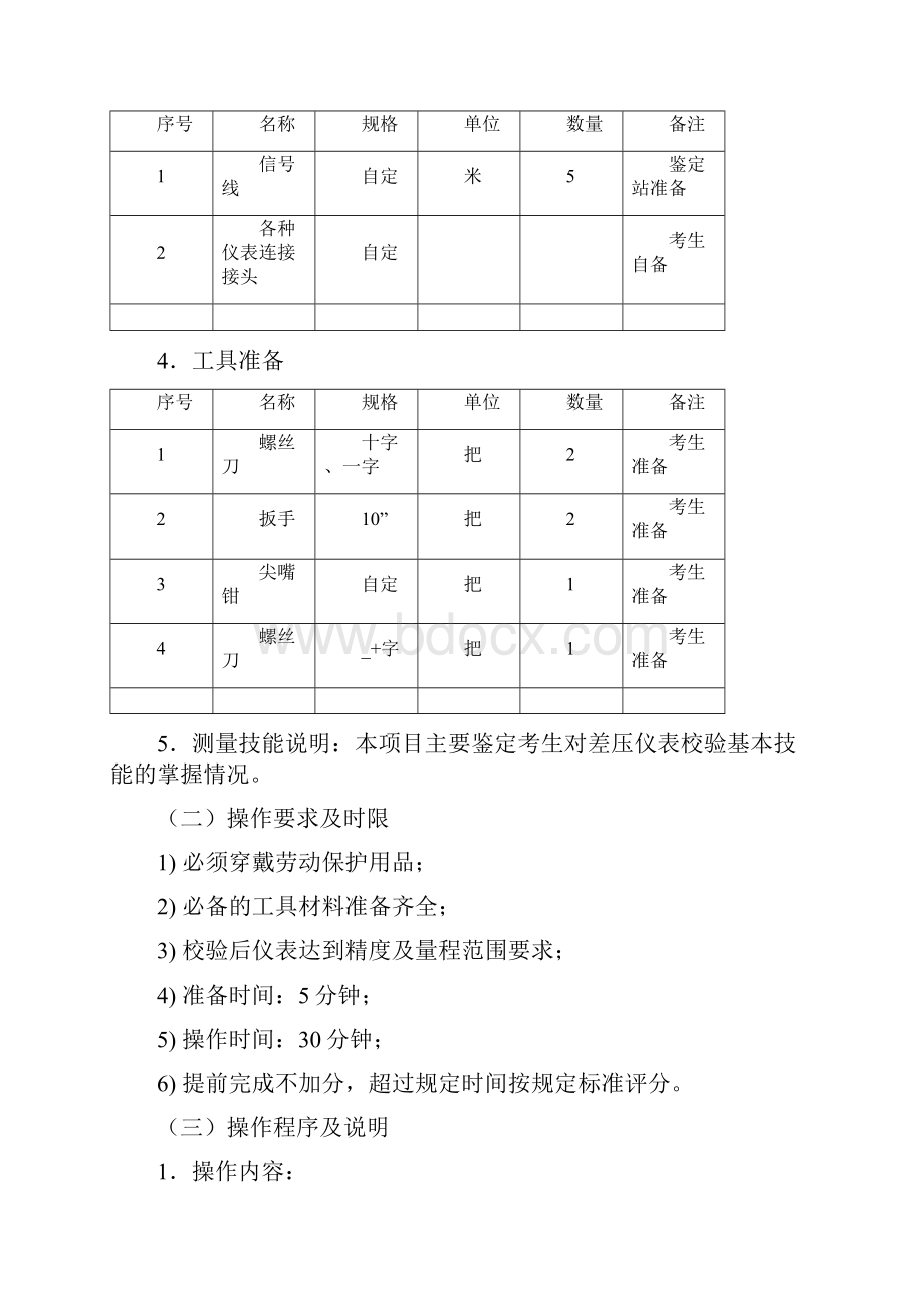 维修仪表工技术比武实际操作试题.docx_第2页