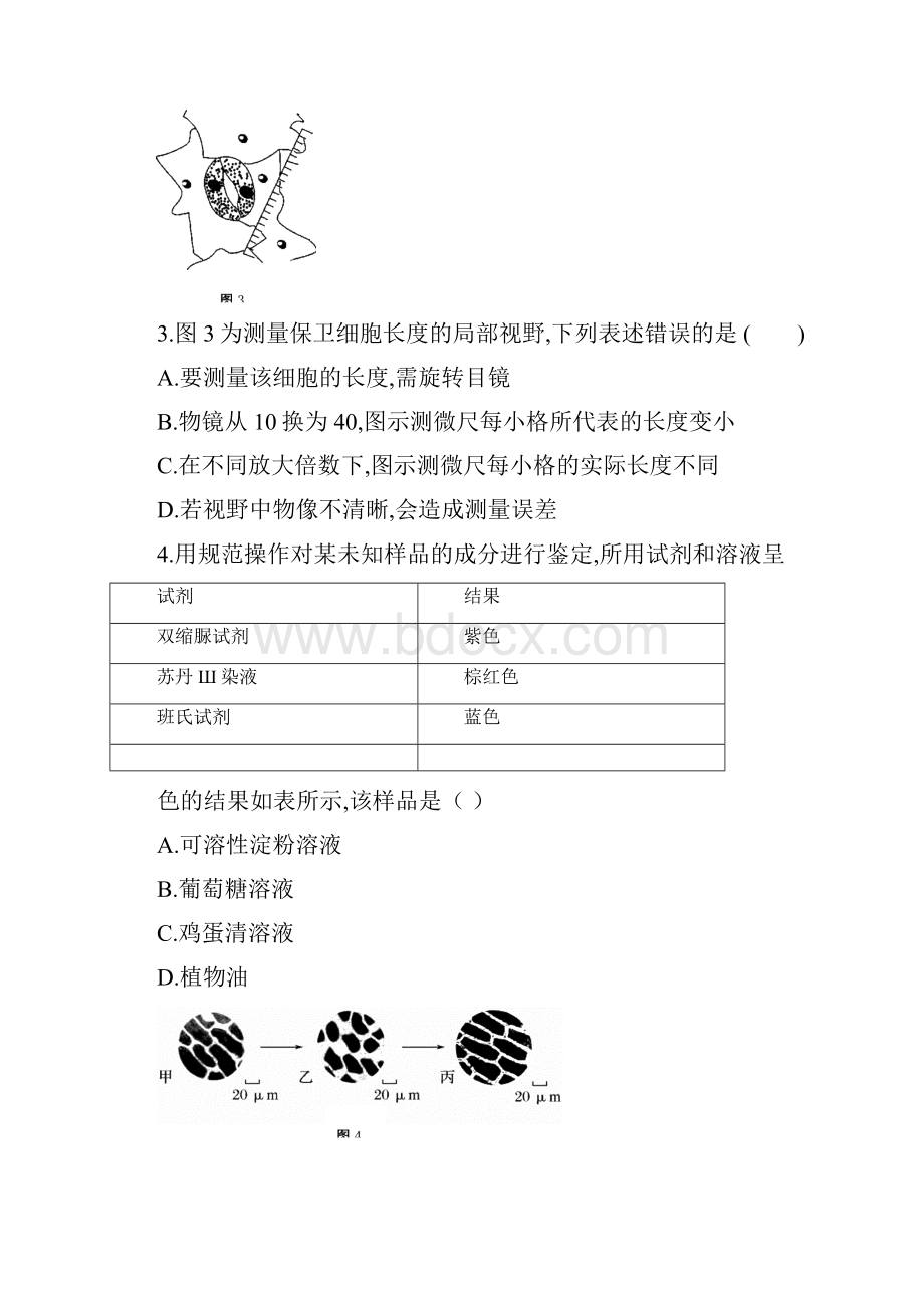 上海市学年高中生命科学等级考练习卷一Word版含答案.docx_第2页