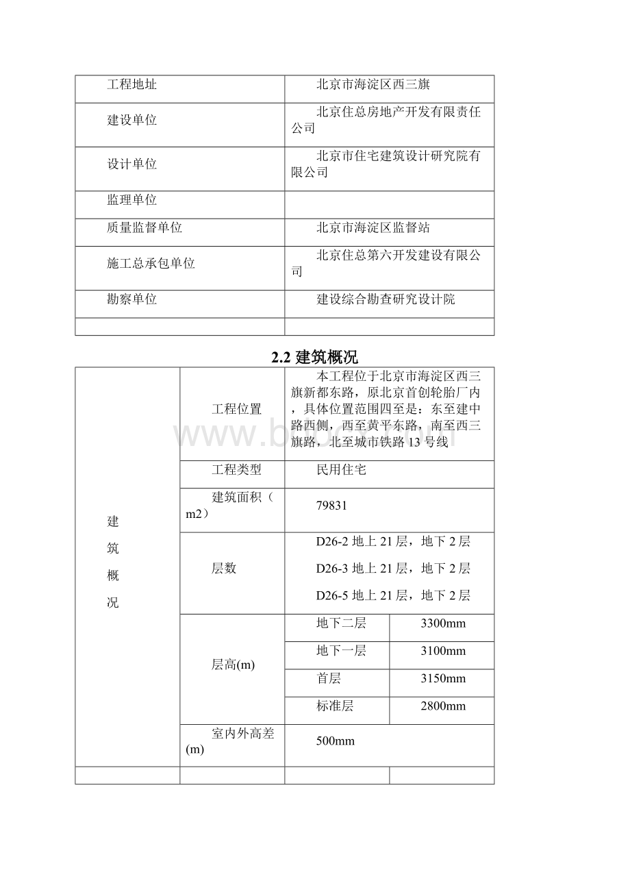 西三旗原北京轮胎厂住宅及配套项目土方工程施工方案.docx_第3页