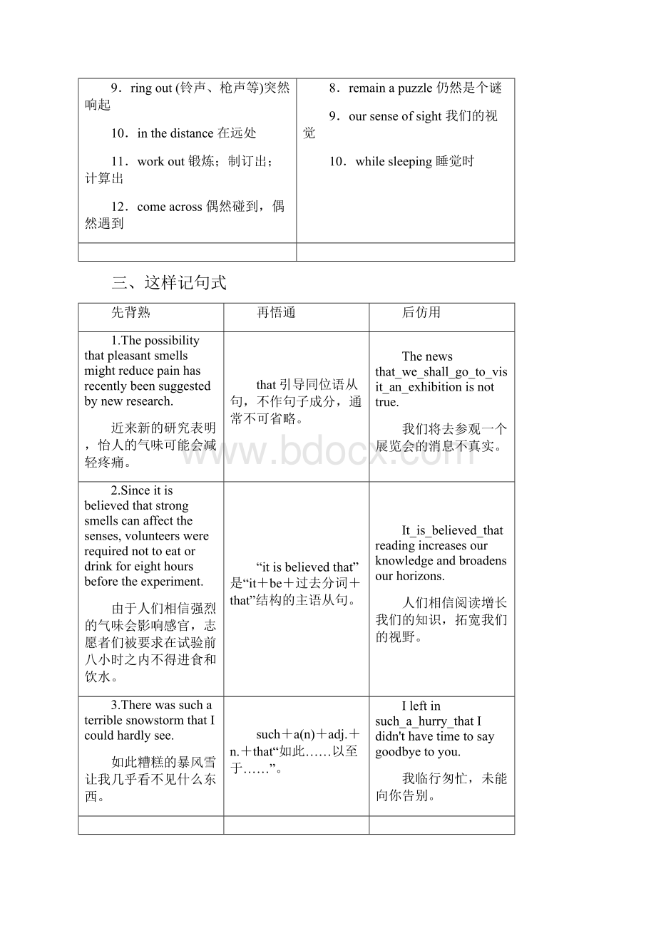 学年高中英语 Unit 1 The world of our senses Sec.docx_第3页