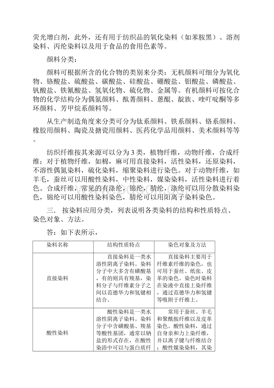 染料化学课后习题答案解读.docx_第2页