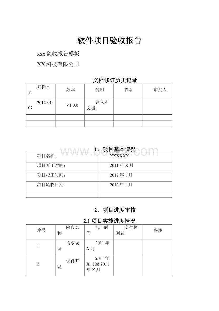 软件项目验收报告.docx