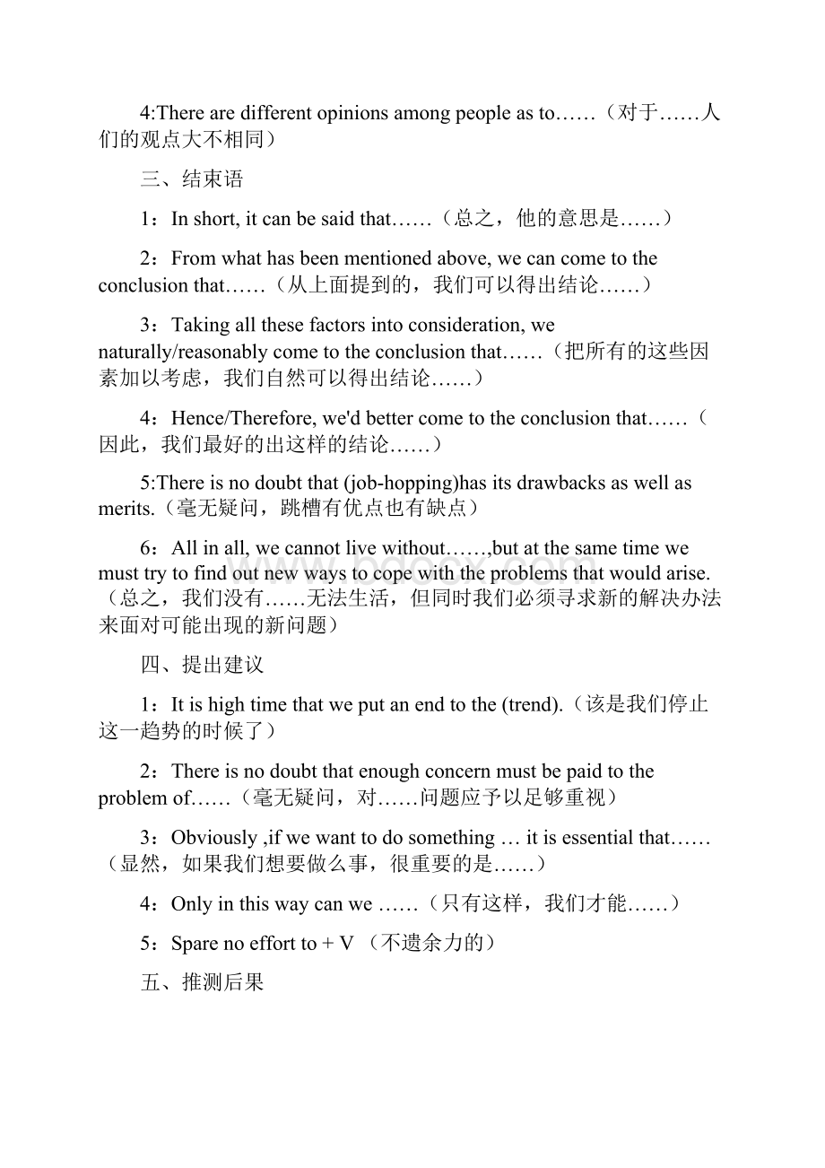 大学英语六级作文万能模板精华版.docx_第2页