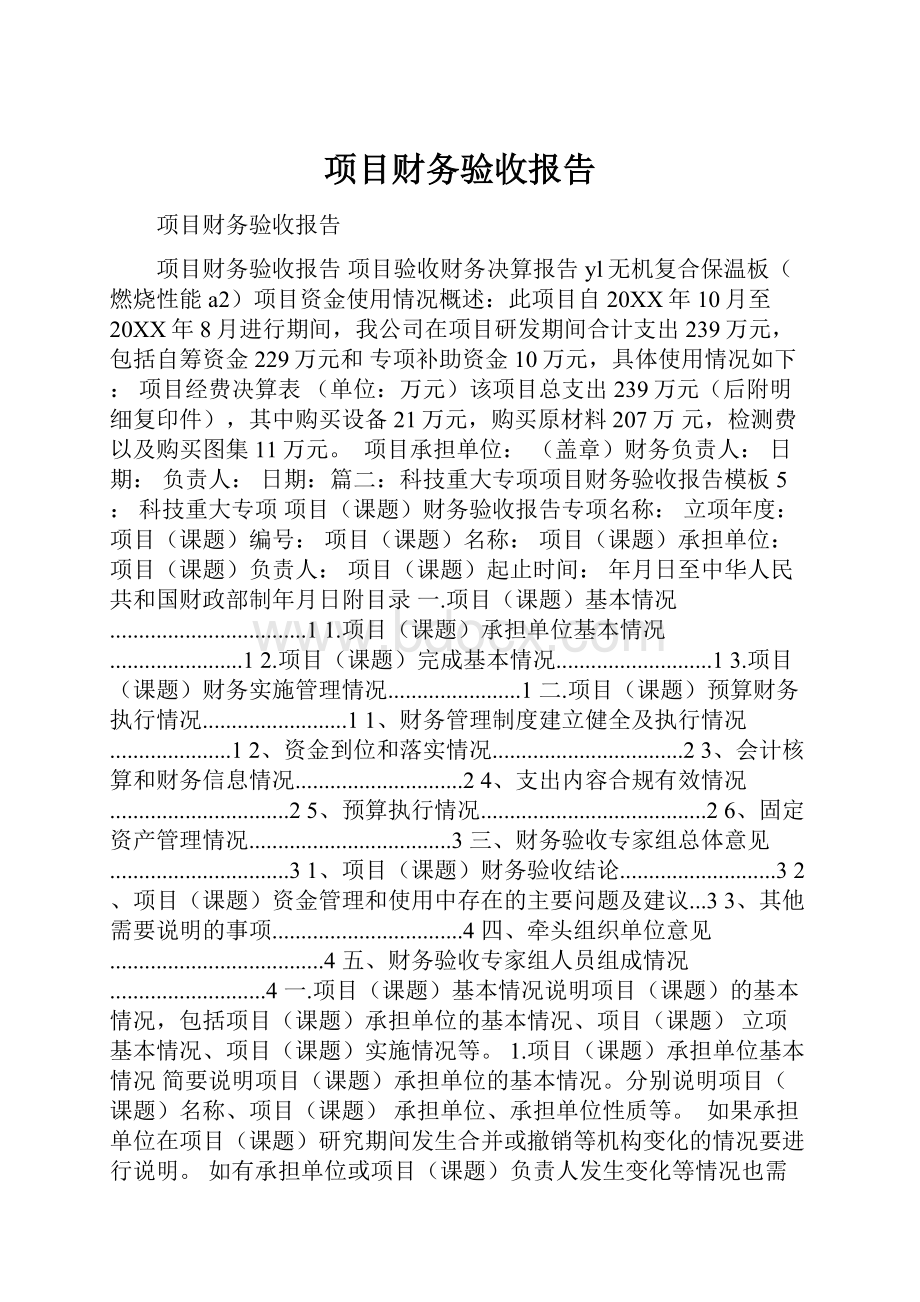 项目财务验收报告.docx