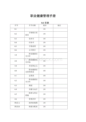 职业健康管理手册.docx