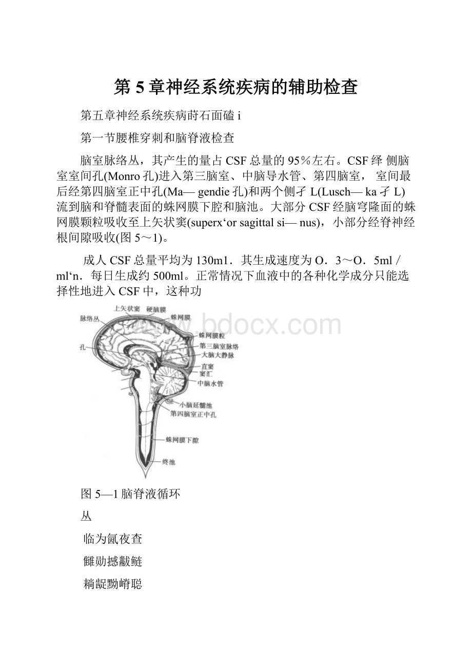 第5章神经系统疾病的辅助检查.docx