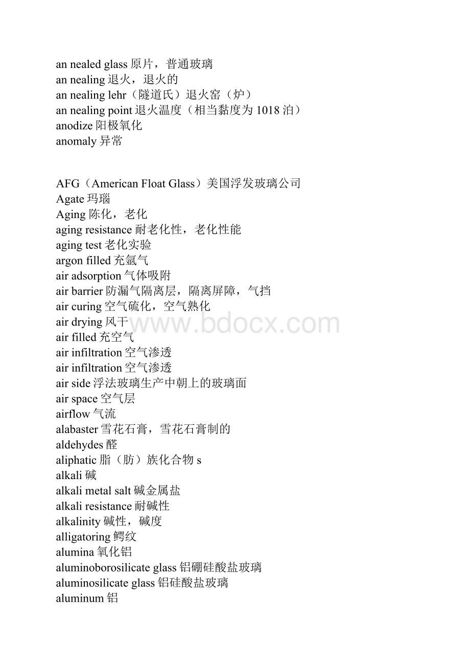 最全的玻璃英语专业术语termsofglassEnglish.docx_第3页