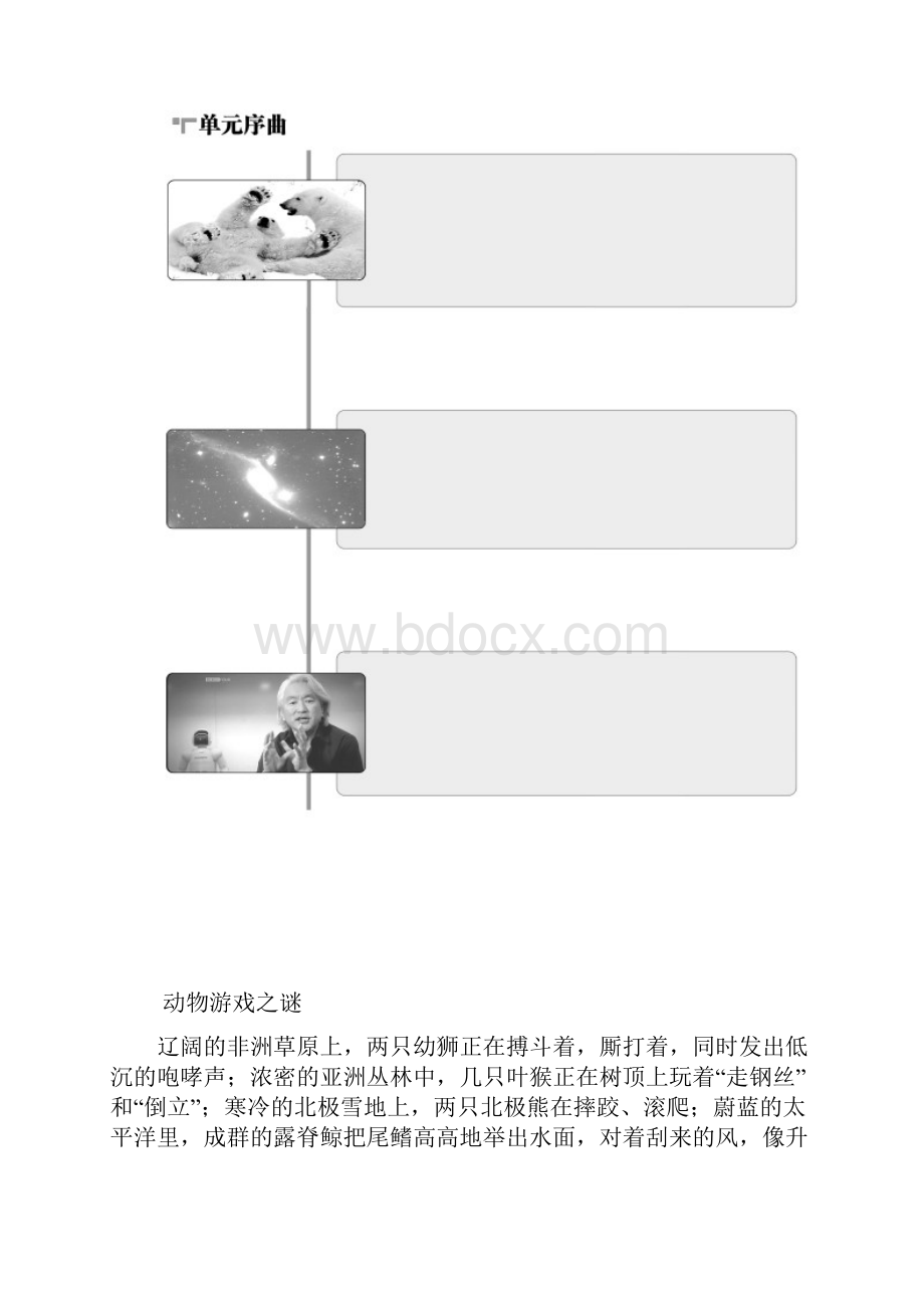 版高中语文人教版必修三学案 第四单元12动物游戏之谜.docx_第2页