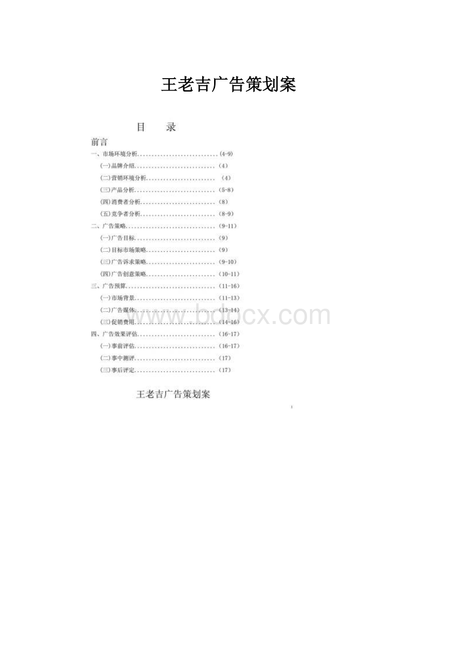 王老吉广告策划案.docx_第1页