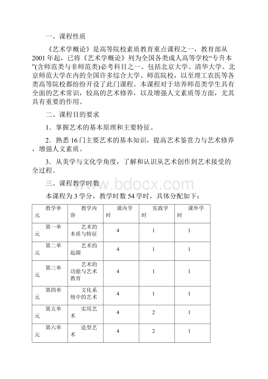 四川电影电视学院课程标准模板示范.docx_第2页