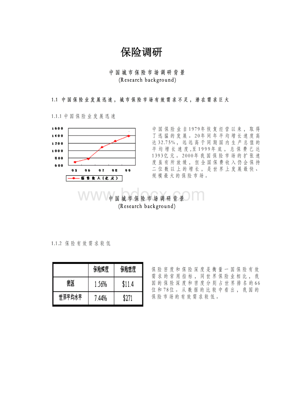 保险调研.docx_第1页