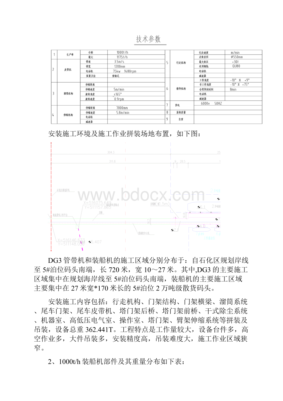 关于DG3管带机和装船机的施工方案DOC.docx_第2页