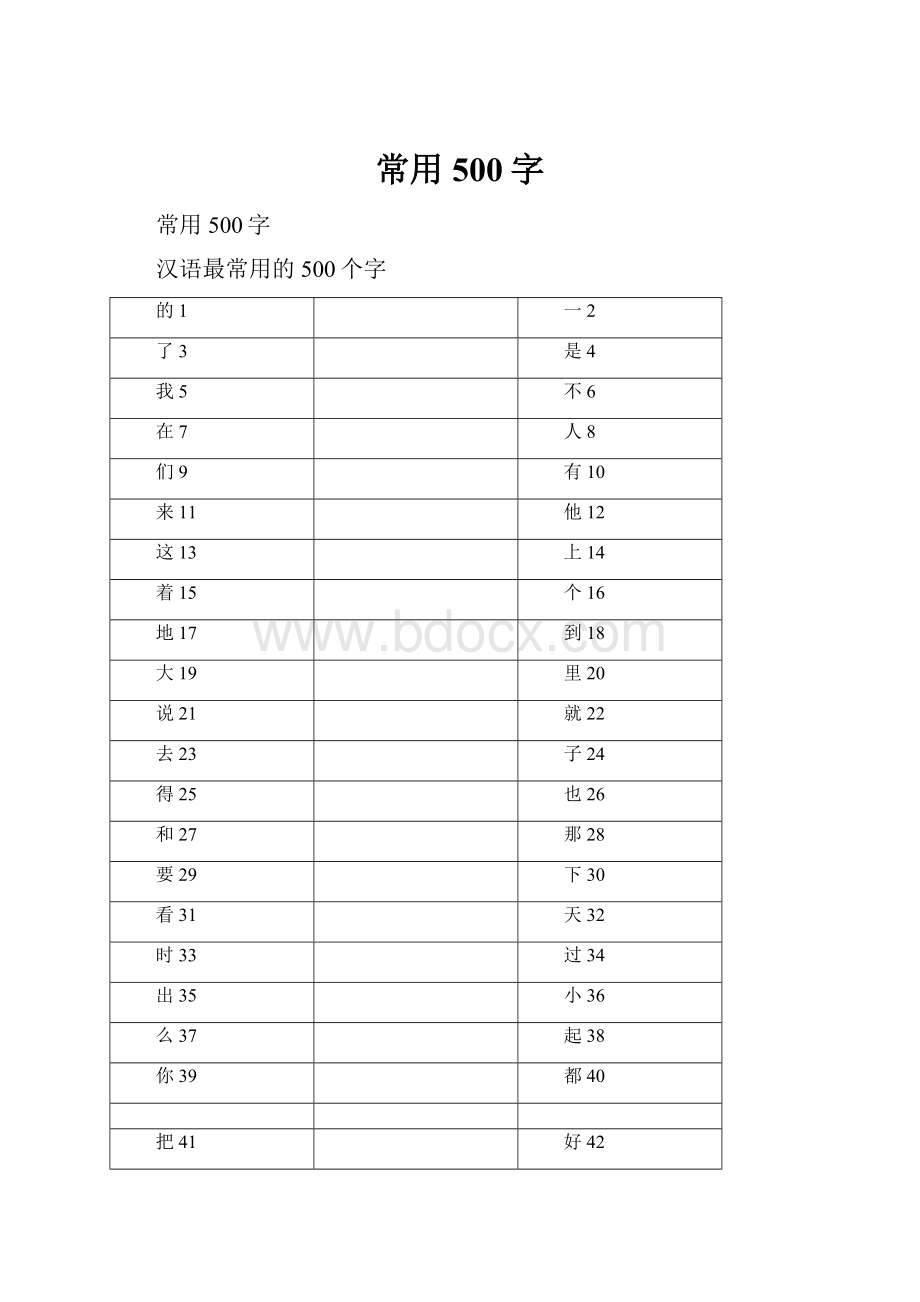 常用500字.docx