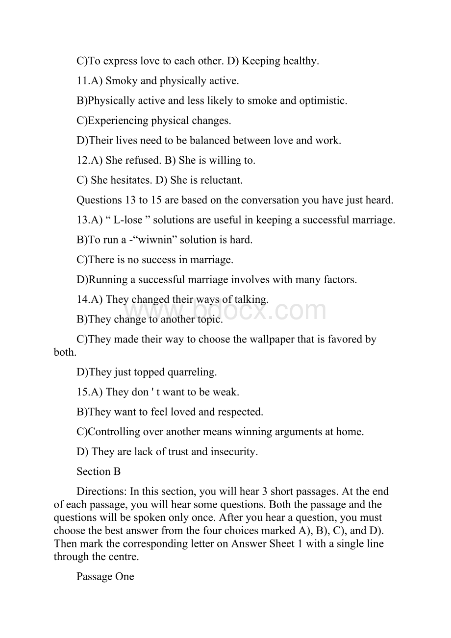 大学英语四级新题型样卷1.docx_第3页