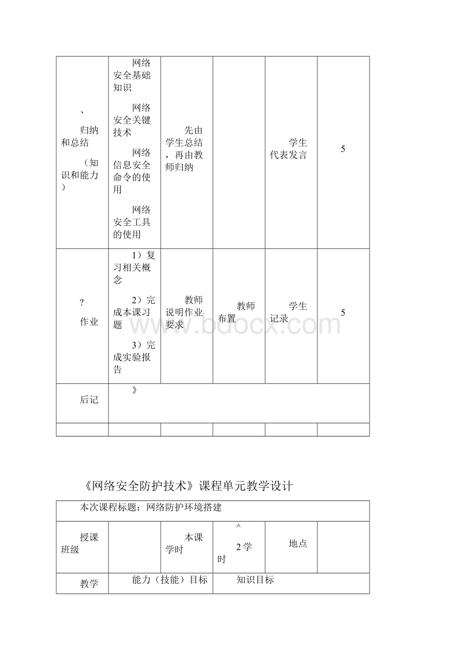 网络安全防护技术课程单元教学设计.docx_第3页