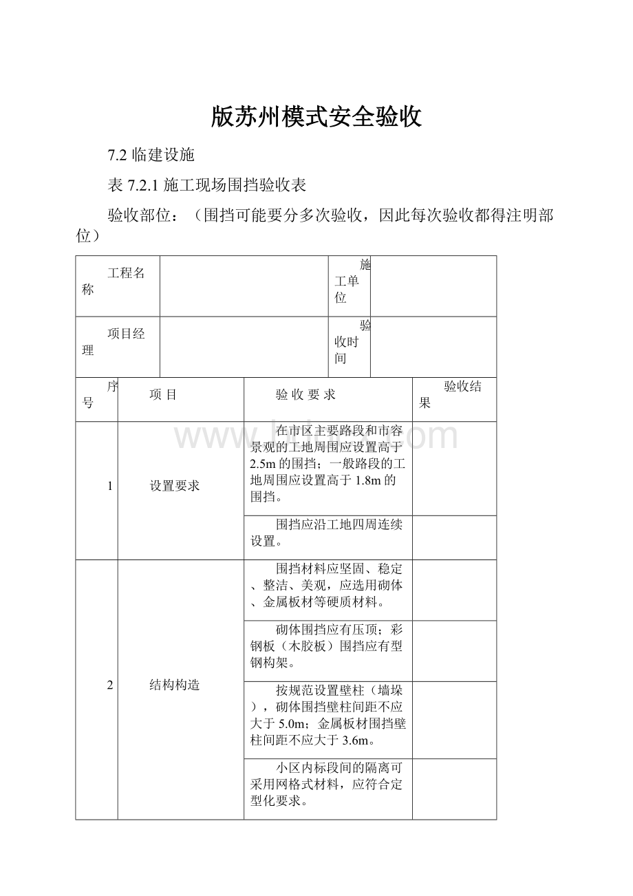 版苏州模式安全验收.docx