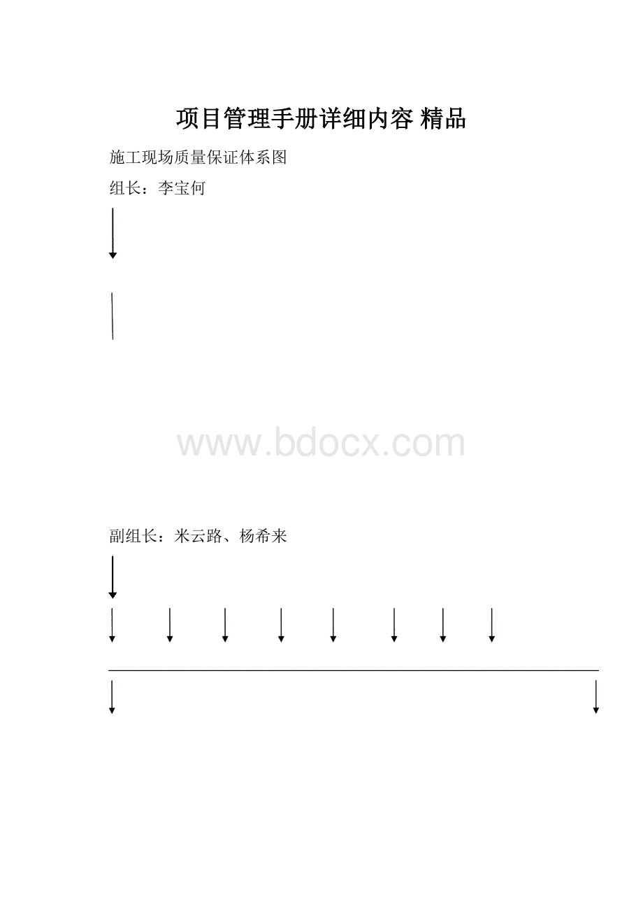 项目管理手册详细内容 精品.docx_第1页