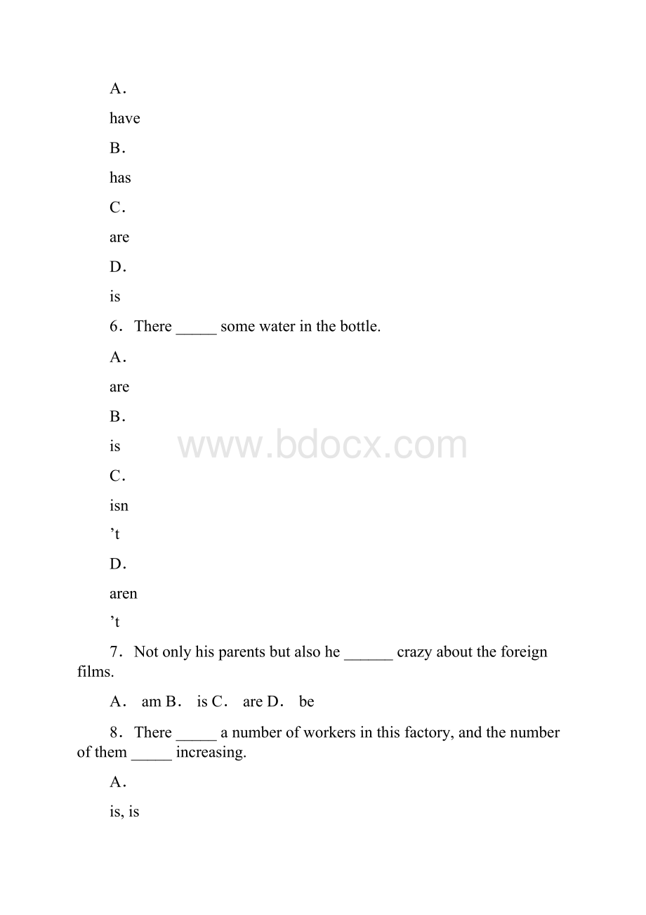 主谓一致就近原则练习01讲课稿.docx_第3页