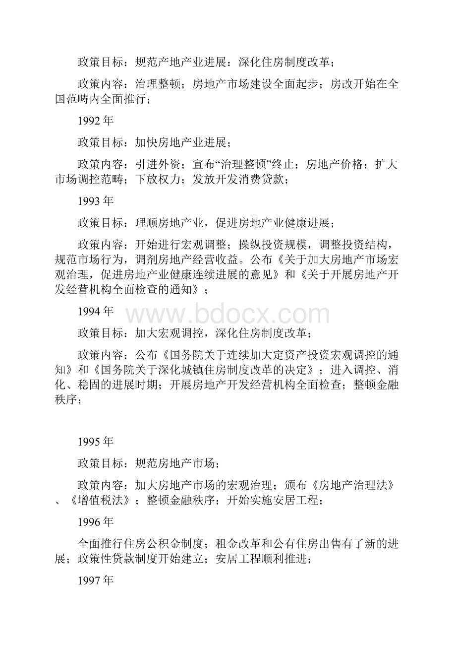 历年房地产方面的改革.docx_第2页