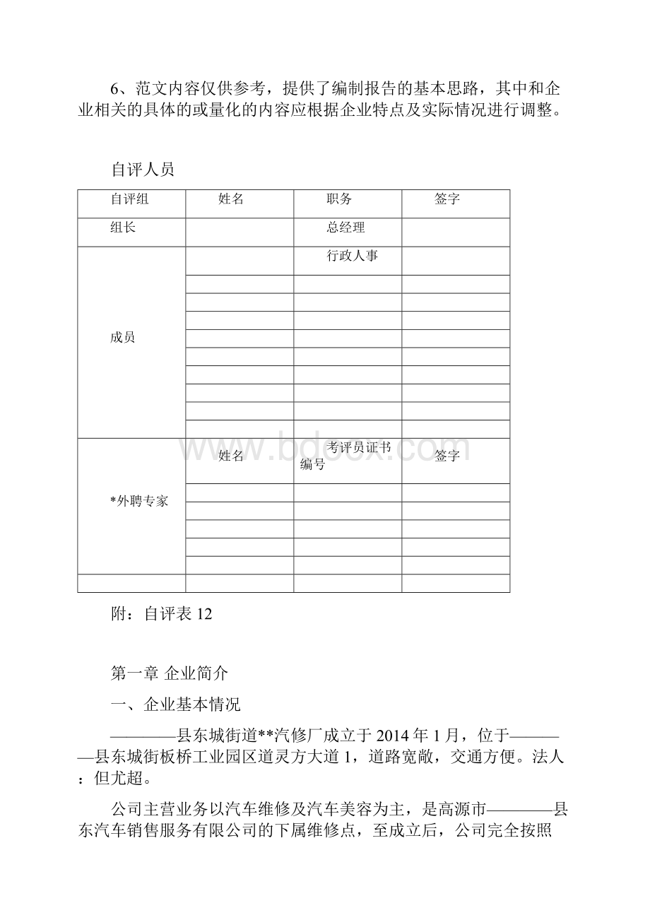 交通运输企业安全生产标准化自评报告.docx_第2页