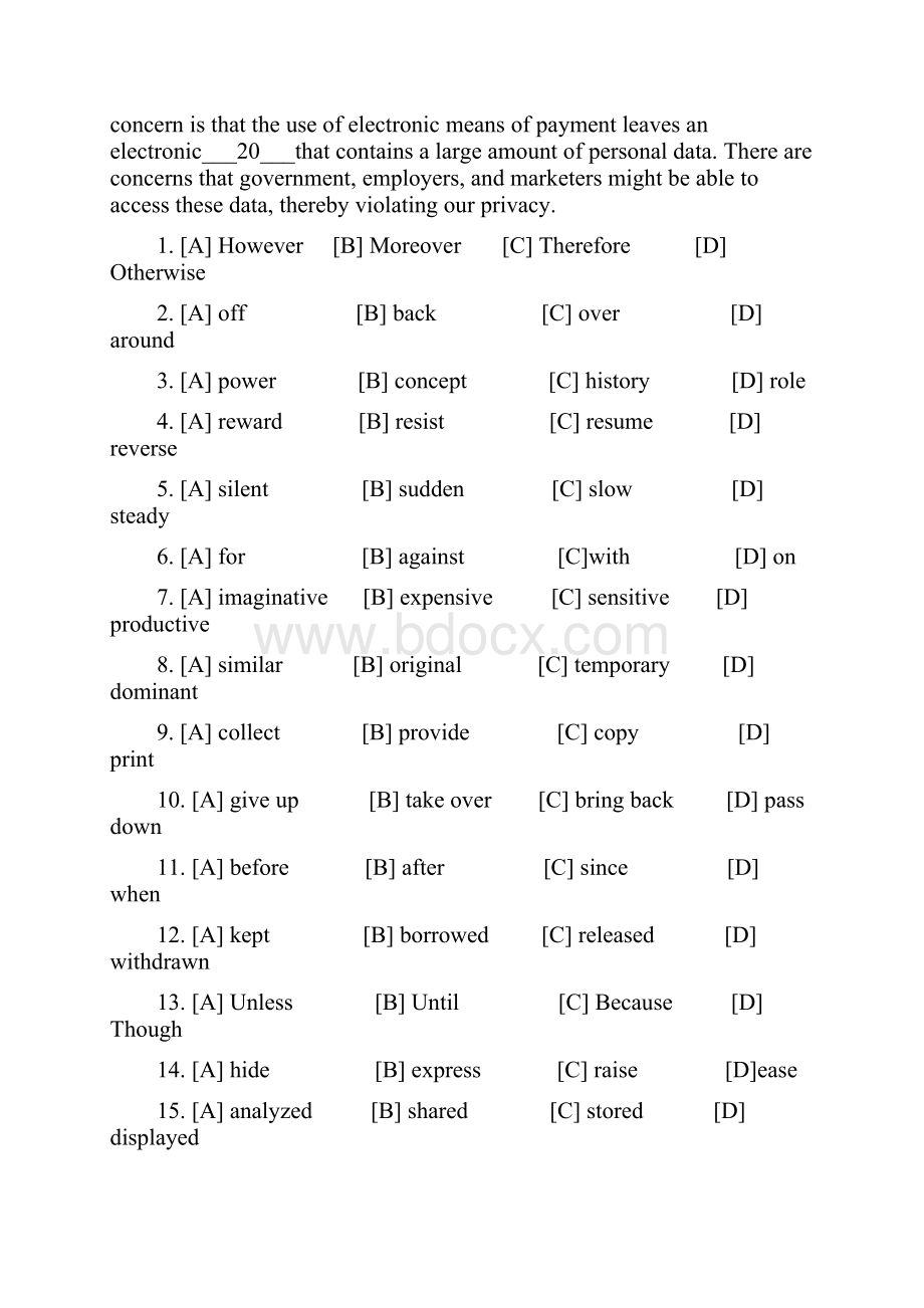 最新考研英语二真题及答案解析.docx_第2页