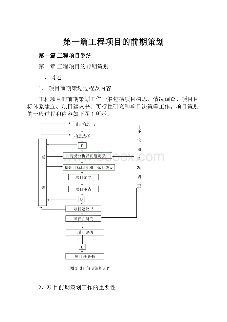 第一篇工程项目的前期策划.docx_第1页