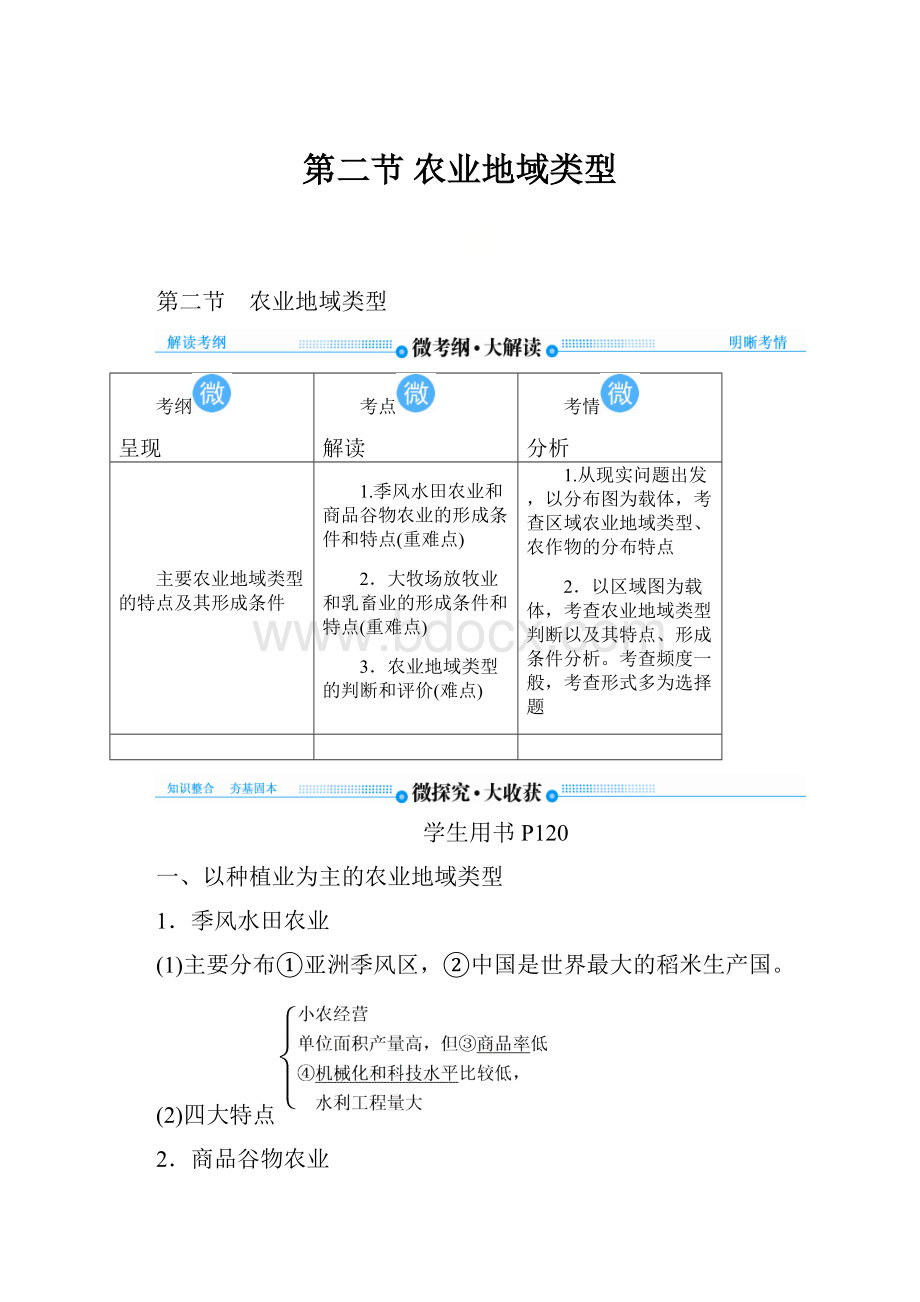 第二节 农业地域类型.docx