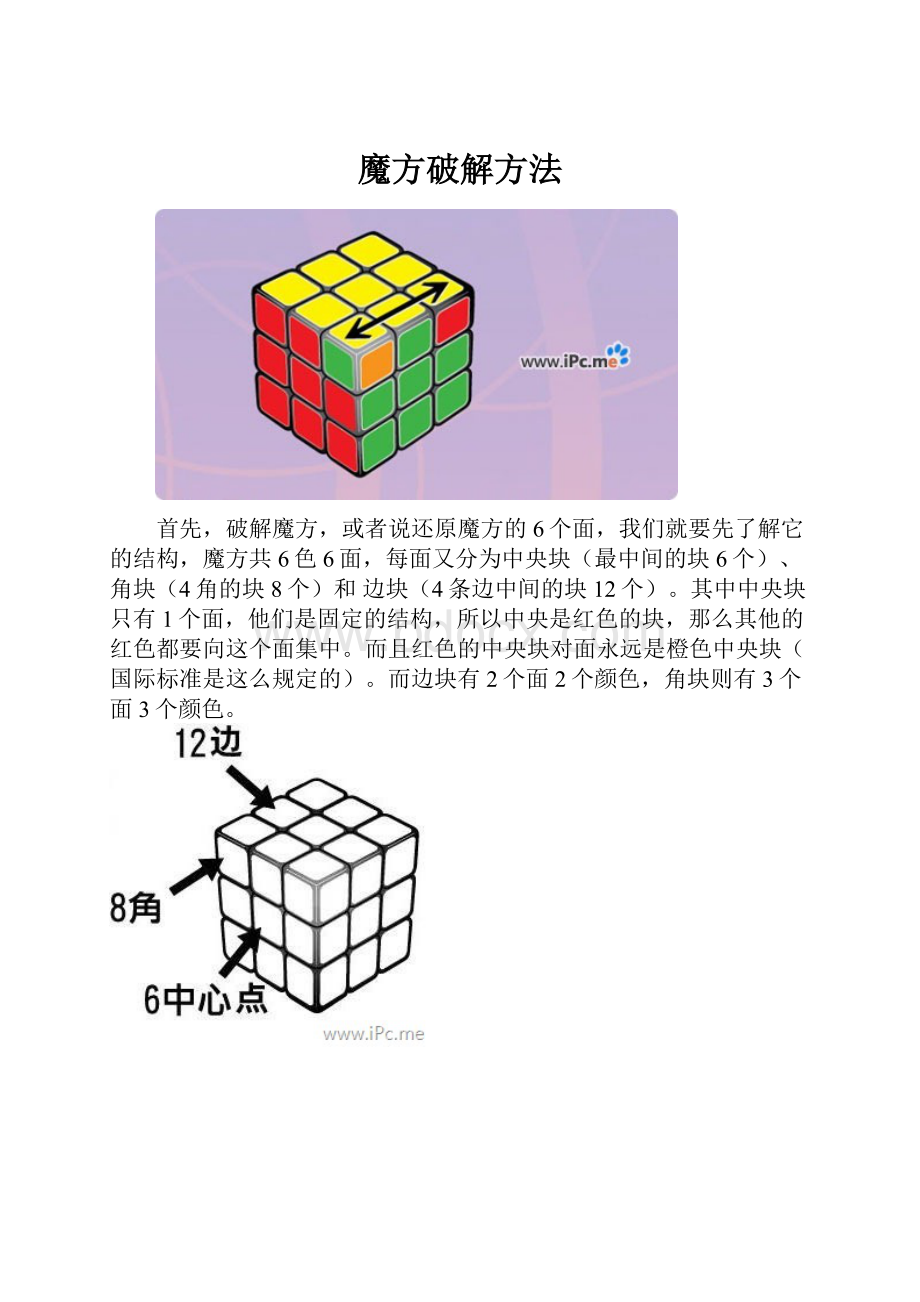 魔方破解方法.docx