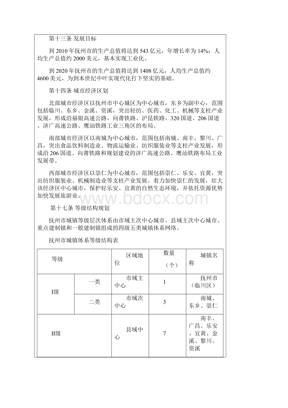 抚州市最新城市规划.docx_第3页