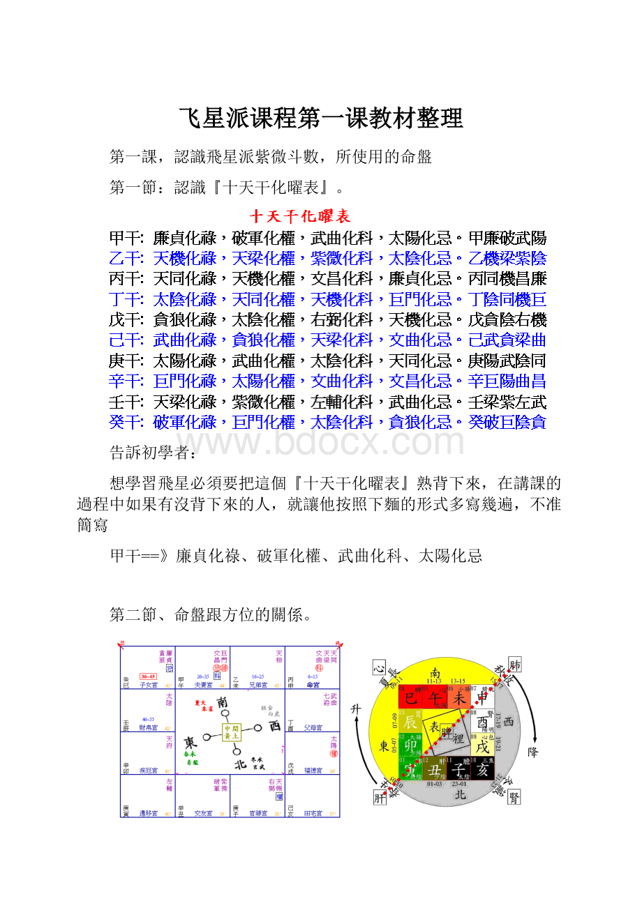 飞星派课程第一课教材整理.docx