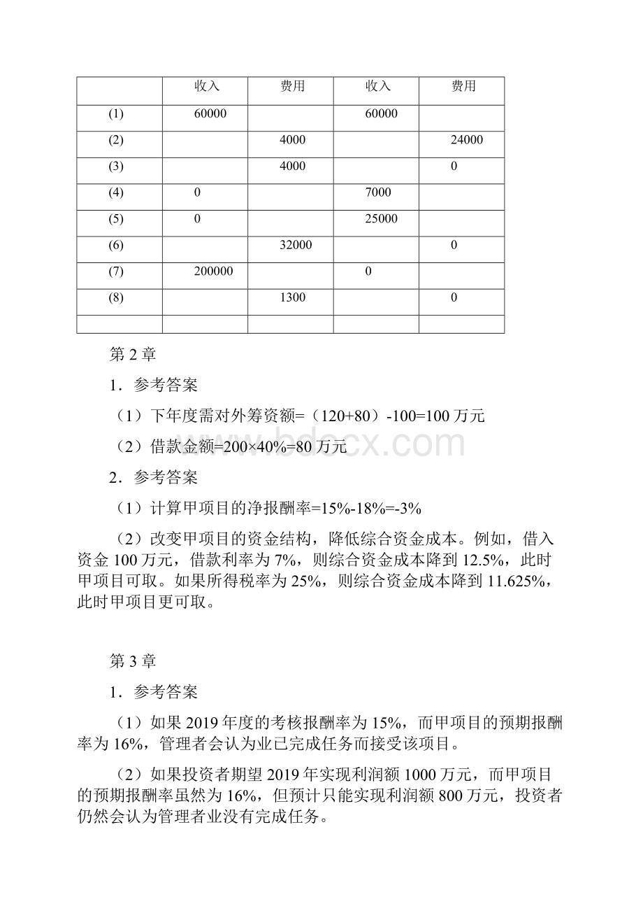 初级财务管理学 第2版 参考答案人大版.docx_第3页