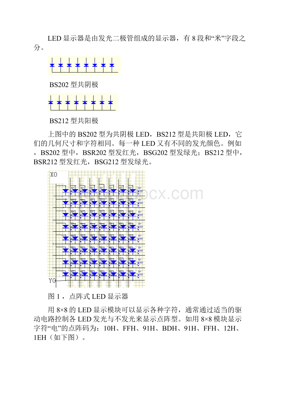 点阵LED字符显示器设计.docx_第2页