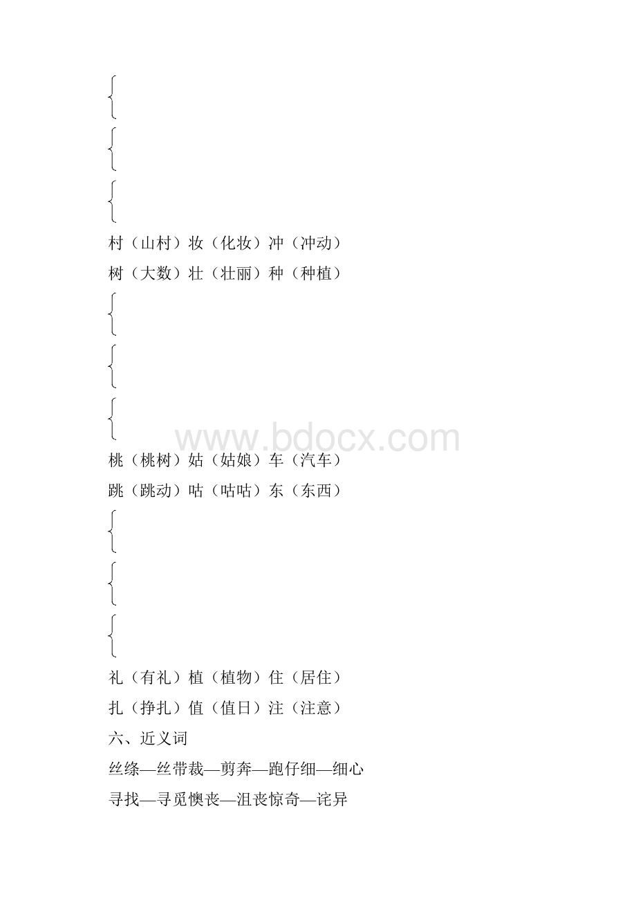 AAA部编版二年级语文下册知识点总结全册doc.docx_第3页