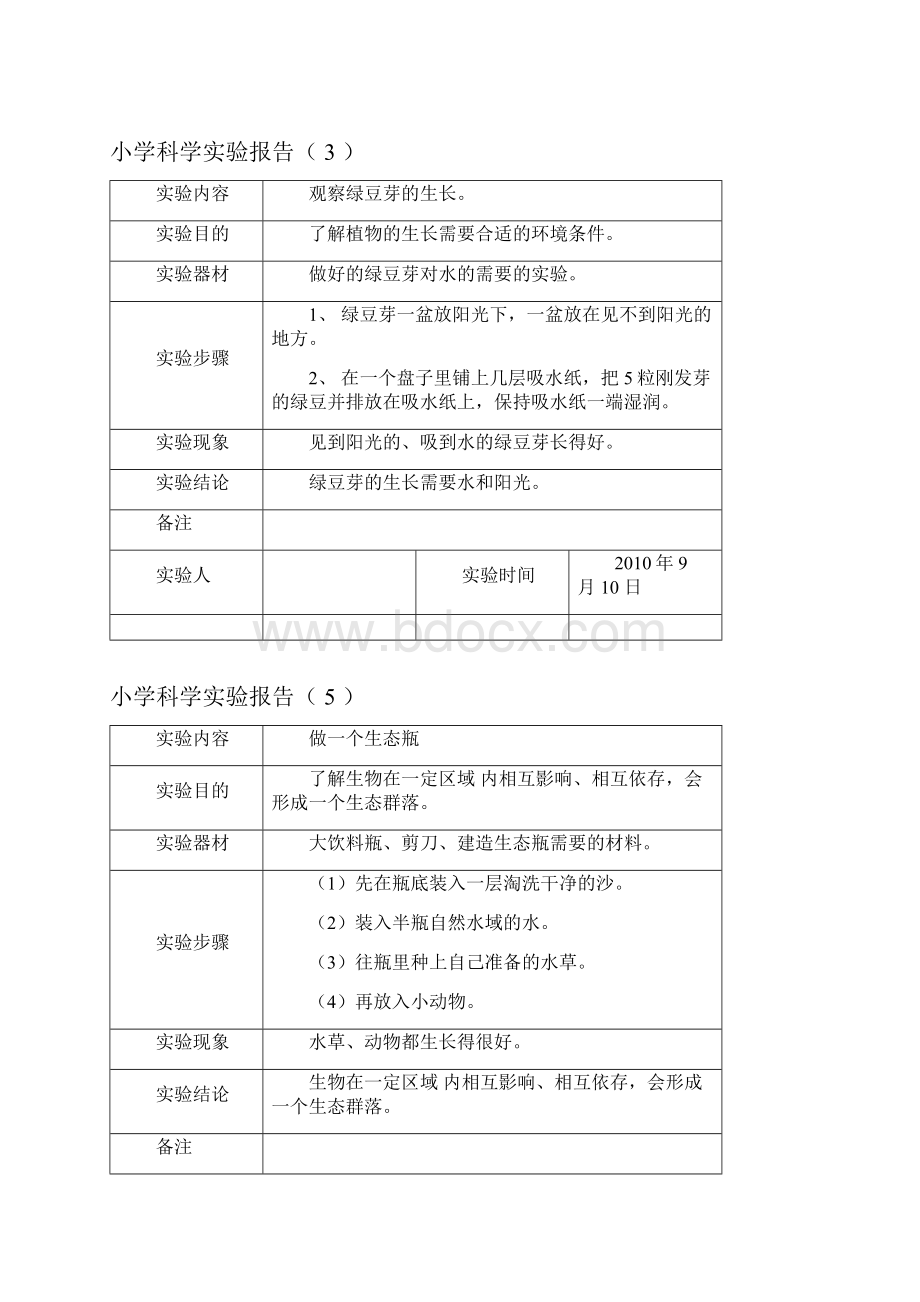 科学实验报告表格五年级上册.docx_第2页