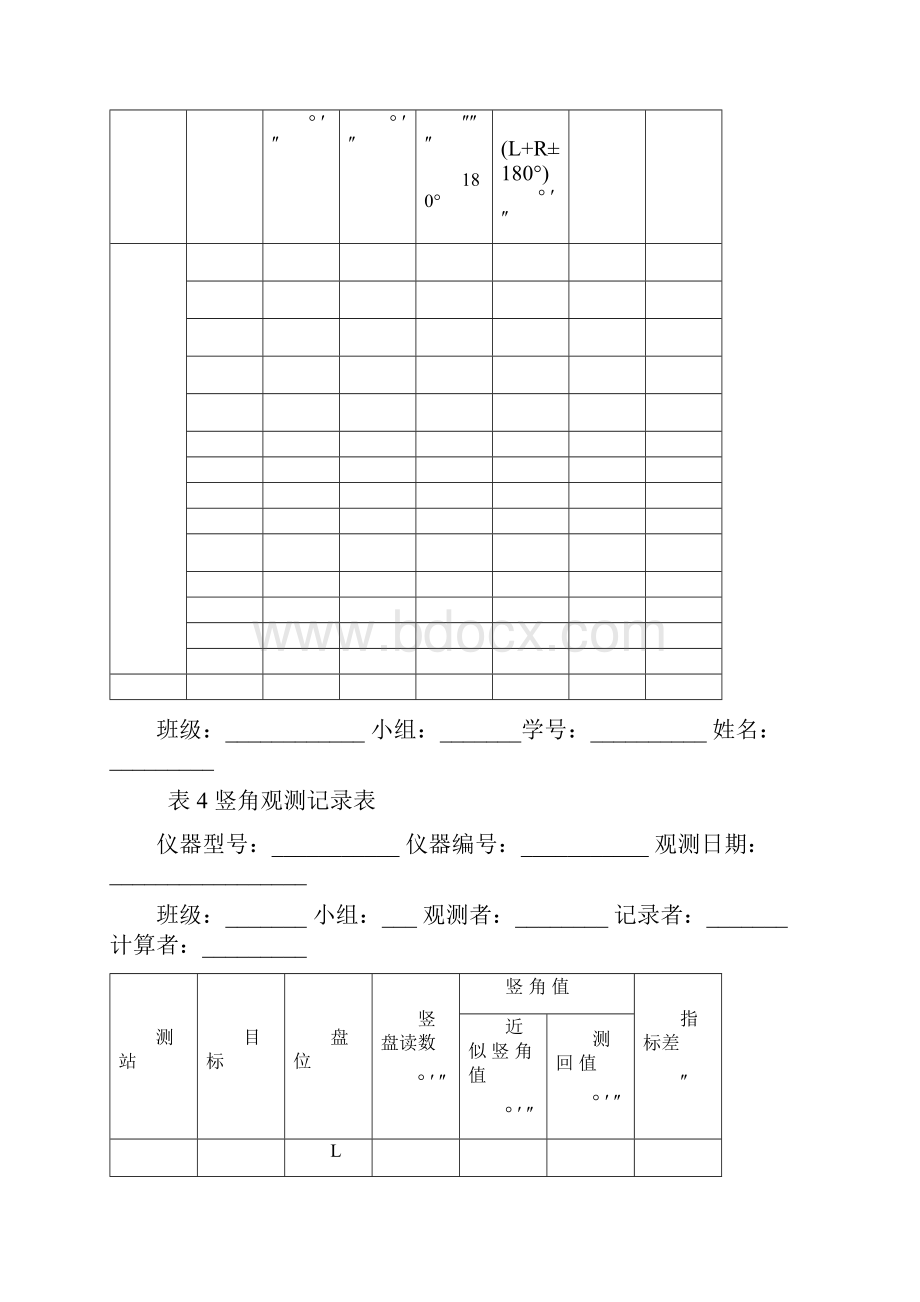 测量平时实习表格B5.docx_第3页