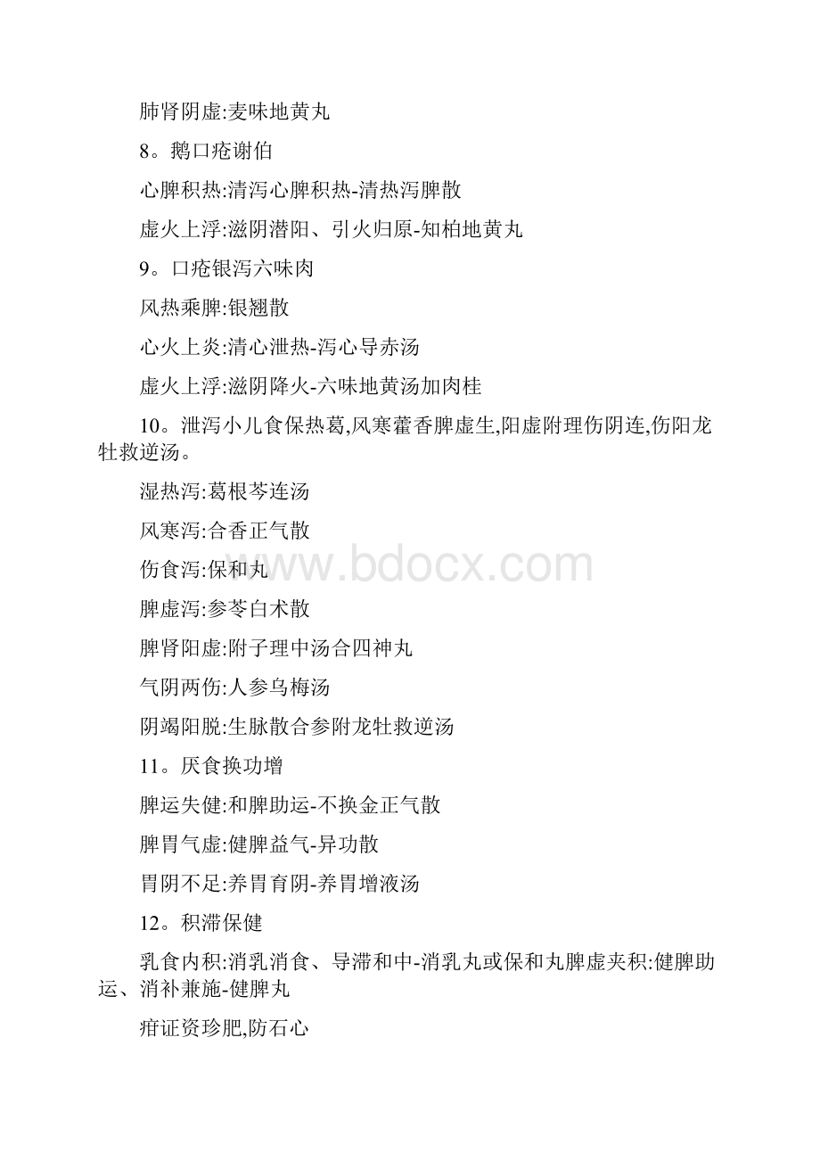 中医儿科学执业医师精华笔记.docx_第3页