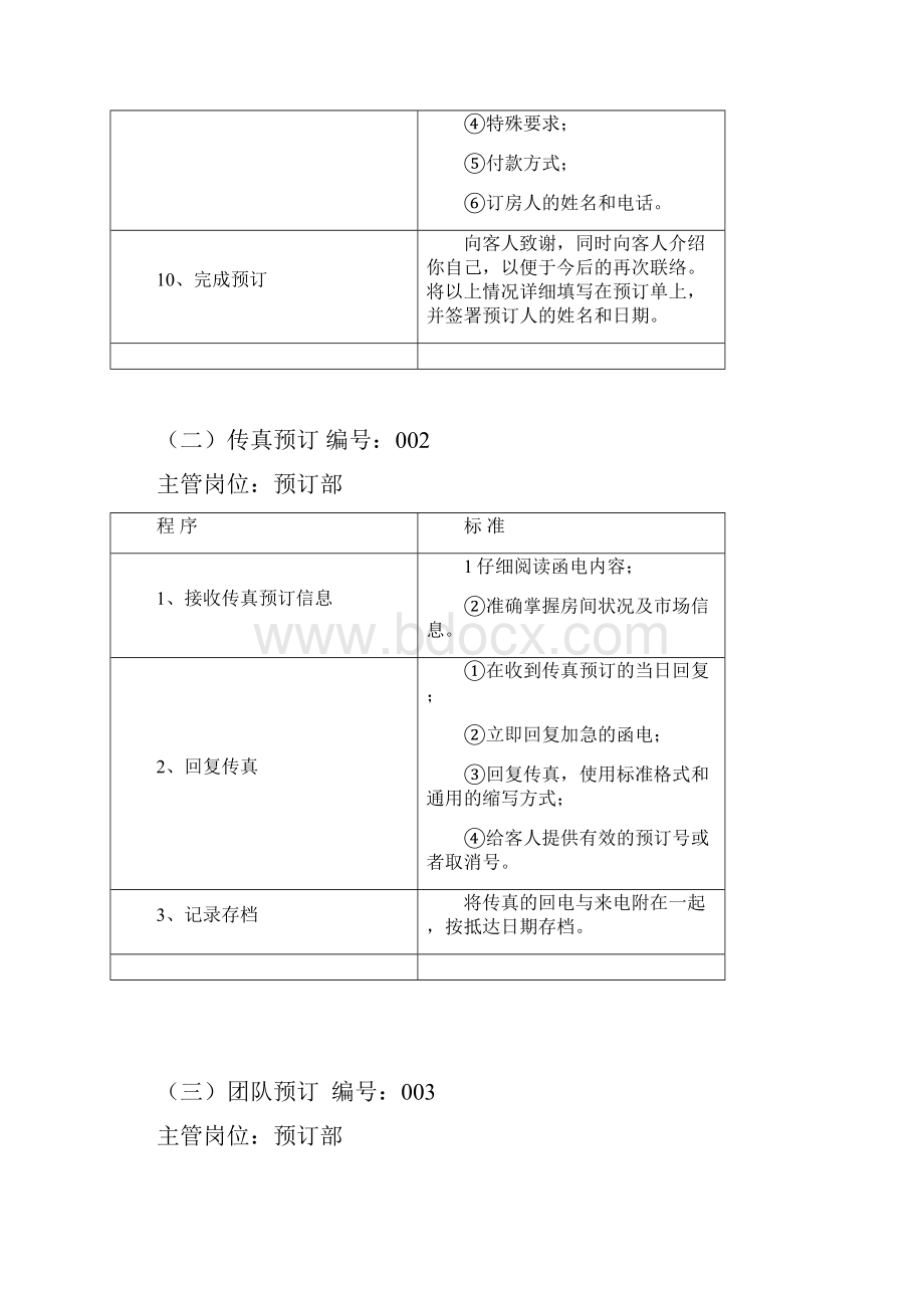 客房预订工作程序与标准.docx_第3页