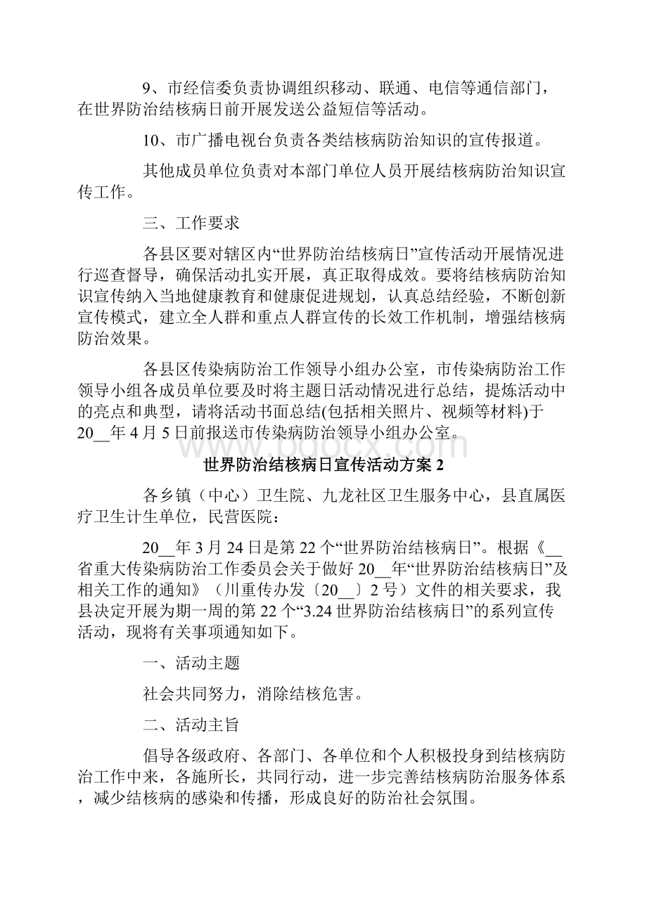 世界防治结核病日宣传活动方案.docx_第3页