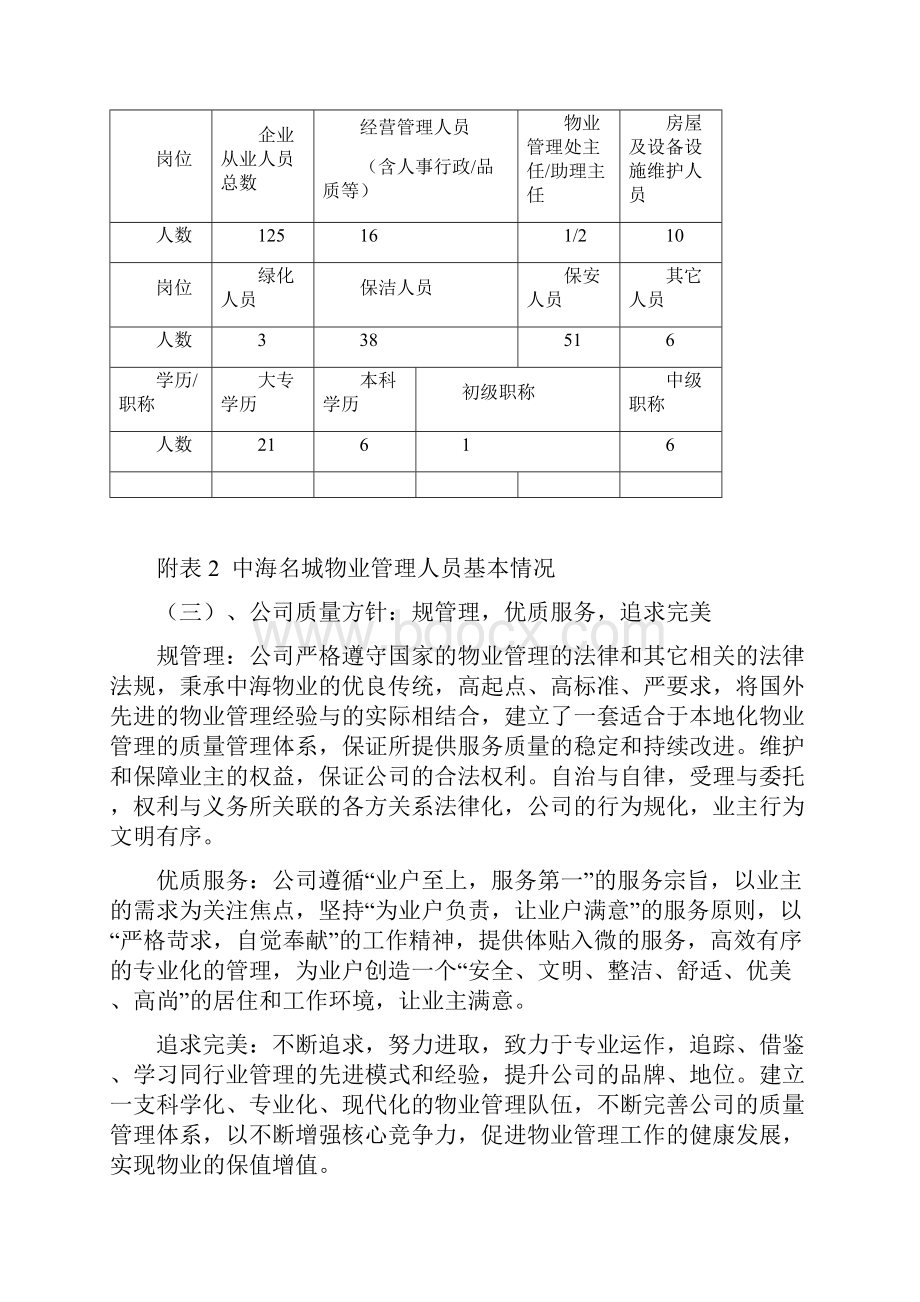 中海物业创成都市物管优秀住宅示范小区材料.docx_第3页